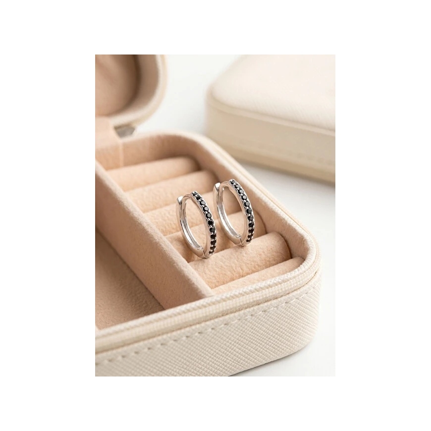 Brilio Silver Silver Rings with Black Cubic Zirconia EA1280WBC – 5
