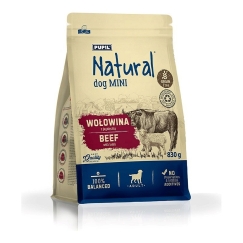 NATURAL Beef with Lamb Mini - dry dog food - 830g