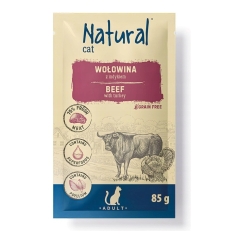 NATURAL Naudanliha kalkkunalla - märkä kissanruoka - 85 g