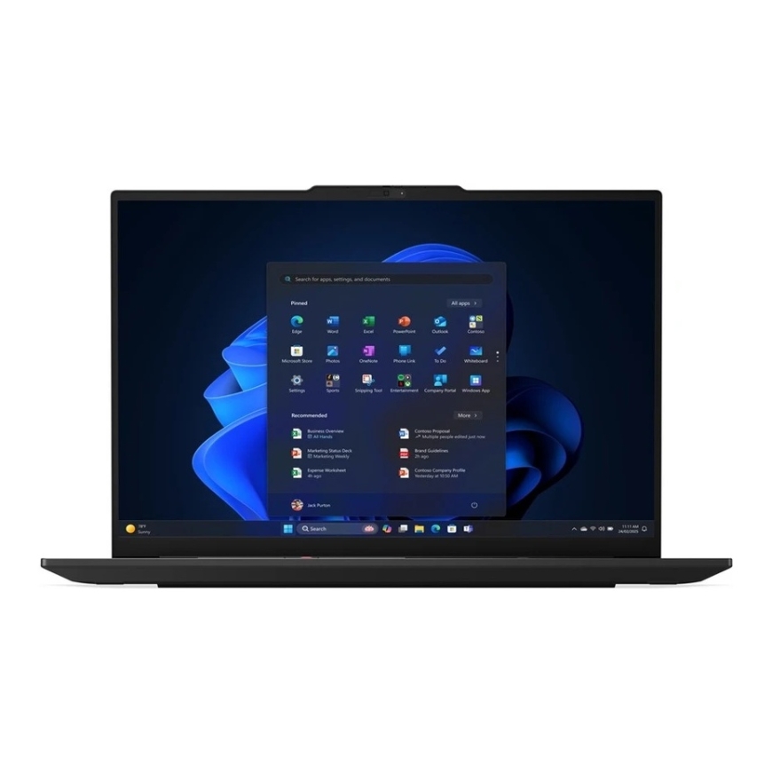 Lenovo ThinkPad E16 Gen 3 Pārnēsājamais dators | Intel Core Ultra 7 256V, 16" WUXGA IPS, 16 GB RAM, 512 GB SSD, Windows 11 Pro |