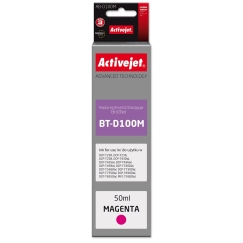Activejet AB-D100M Rašalo kasetė Brother spausdintuvams, pakaitalas Brother BT-D100M Supreme 50 ml purpurinė