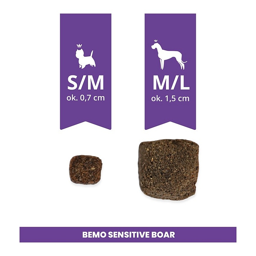 BEMO Sensitive Boar Medium/Large Mono - kuiva koiranruoka - 15kg – 2