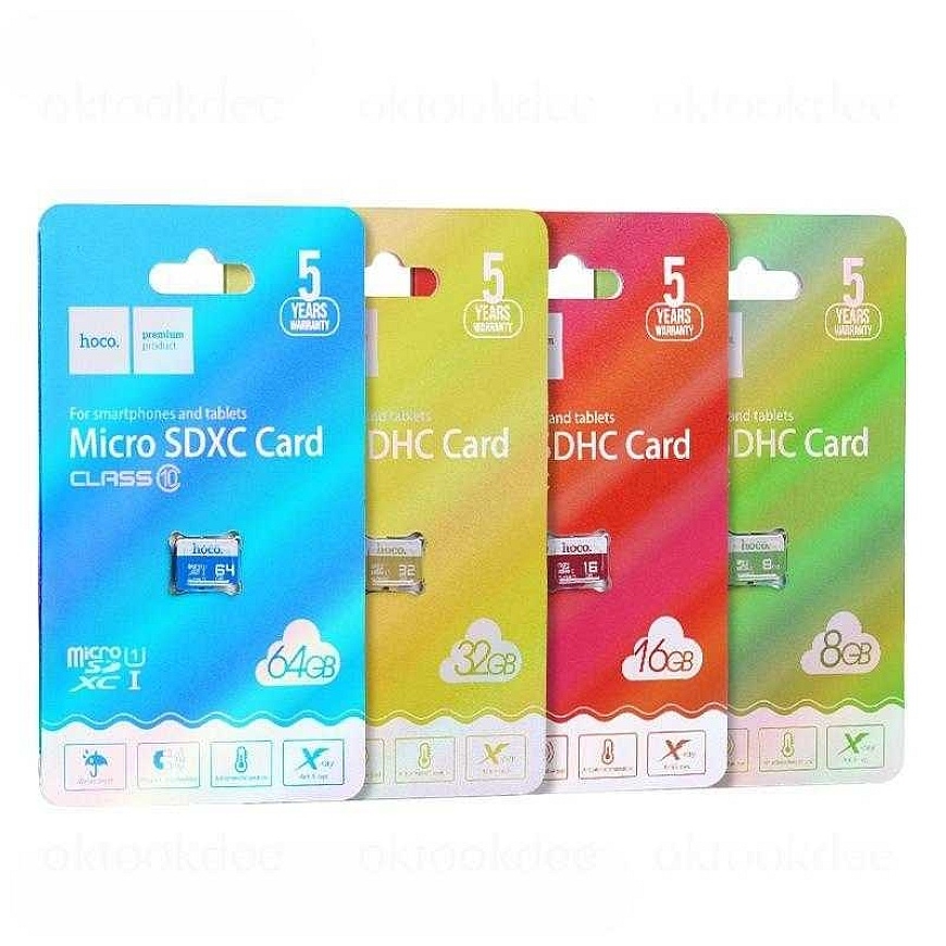 Hoco MicroSDHC 8 GB Klas 10 (6957531085799) – 2