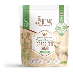 BEMO Auksti spiestas zāles barots jērs - sausā suņu barība - 3kg