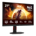 AOC G4 Q27G4SRU kompiuterio monitorius 68,6 cm (27") 2560 x 1440 pikseliai Quad HD LED Juoda, Raudon AOC G4 Q27G4SRU kompiuterio monitorius 68,6 cm (27") 2560 x 1440 pikseliai Quad HD LED Juoda, Raudon