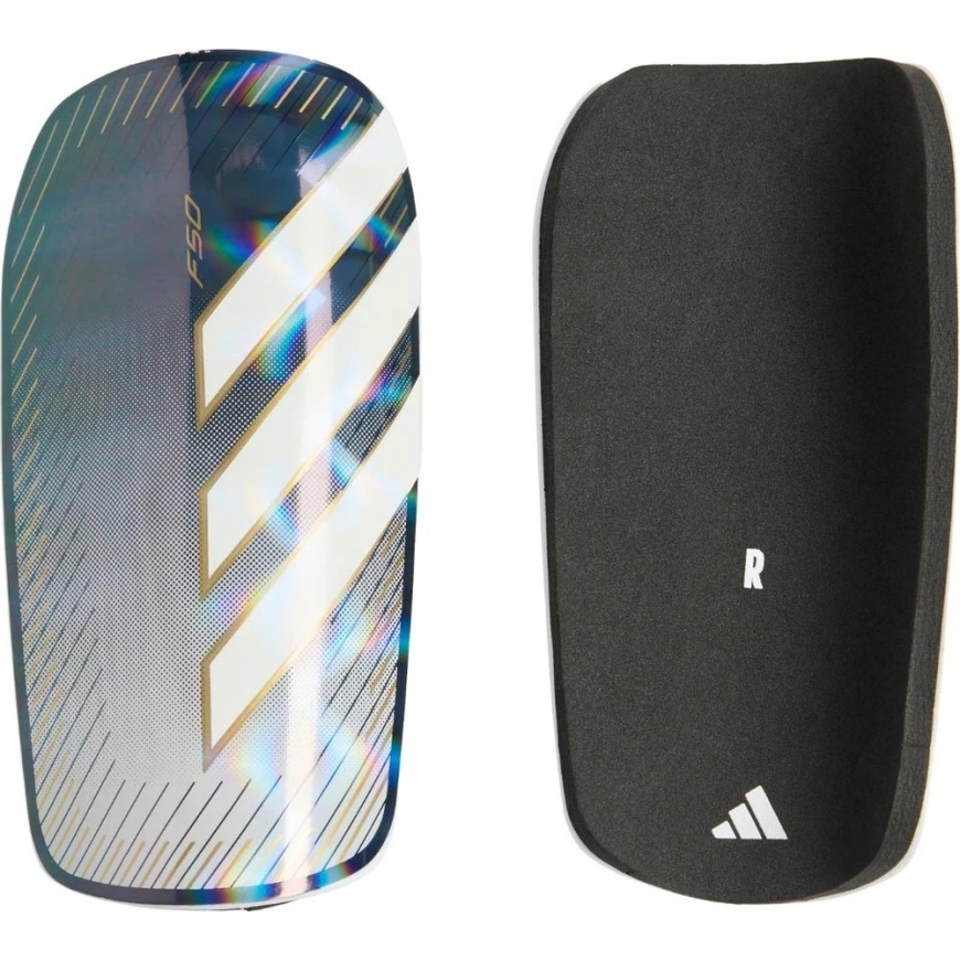 adidas F50 EU Club jalgpallikaitsed hall-must KV9014 (M) – 2