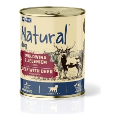 NATURAL veisliha hirsiga ja kõrvitsaga - märg koeratoit - 800g