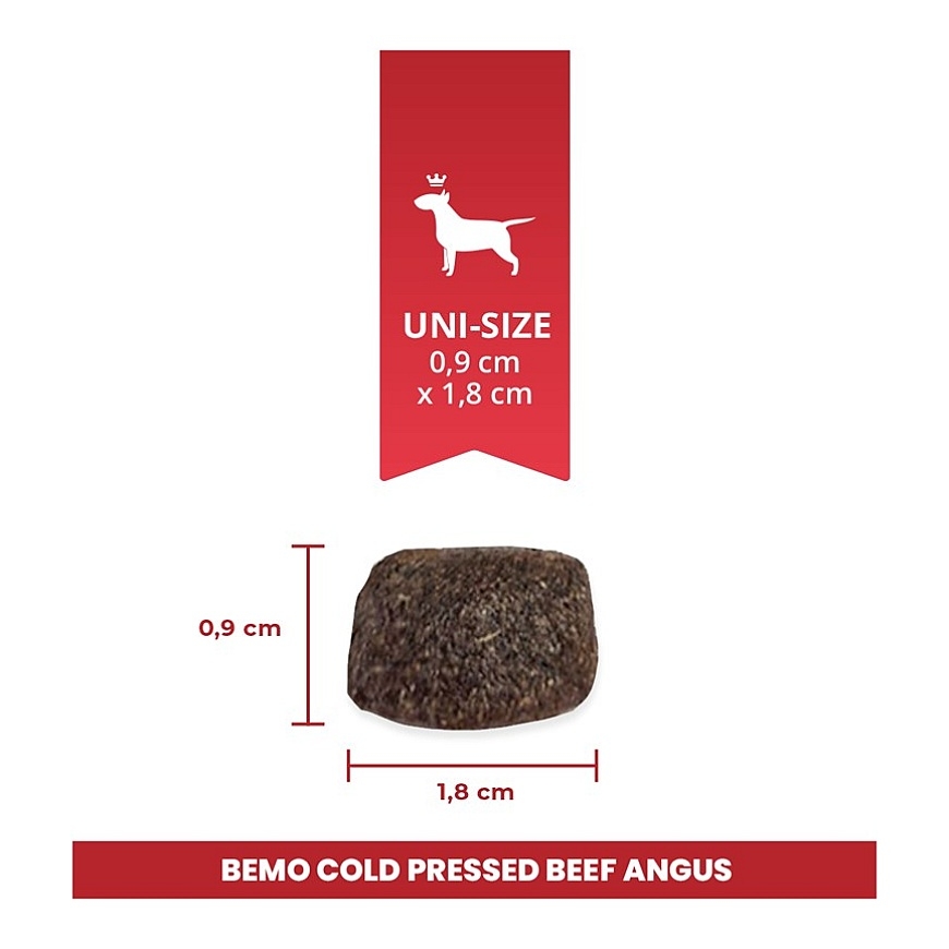 BEMO Kylmäpuristettu Angus-naudanliha Mono - kuiva koiranruoka - 1kg – 2
