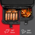 Tefal Easy Fry Dual XXL EY9428E0 fryer Double 11 L Stand-alone 2020 W Hot air fryer Black Tefal Easy Fry Dual XXL EY9428E0 fryer Double 11 L Stand-alone 2020 W Hot air fryer Black