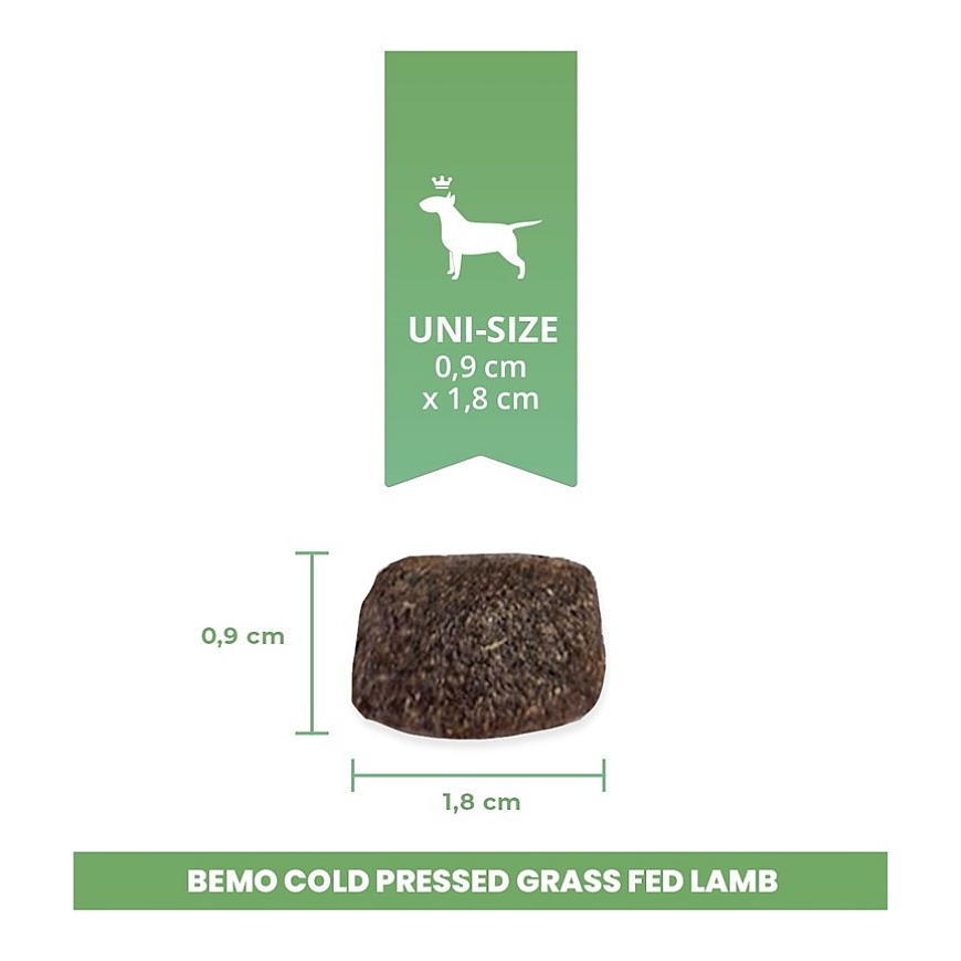 BEMO külmpressitud rohusöödetud lammas - kuiva koeratoit - 1kg – 2