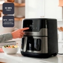 Black+Decker BXAF8001E 1700 W 8 L öljytön friteerauslaite, musta Black+Decker BXAF8001E 1700 W 8 L öljytön friteerauslaite, musta