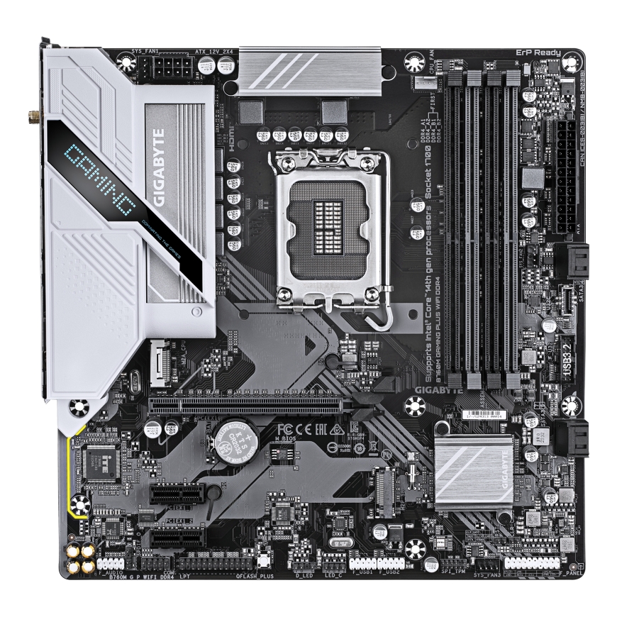 GIGABYTE B760M GAMING PLUS WIFI DDR4 Intel B760 LGA 1700 mikro ATX – 2