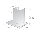 Gorenje WHT66236B Настенный монтаж Черный 469 m³/h Gorenje WHT66236B Настенный монтаж Черный 469 m³/h