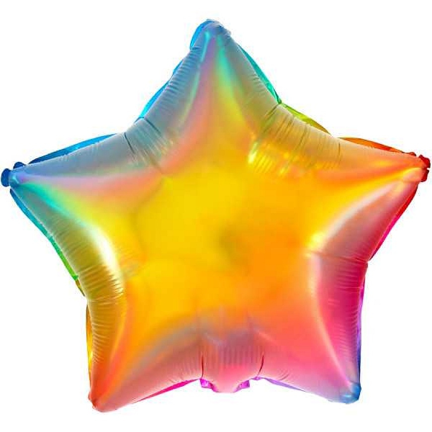 Folat Foil Balloon "Star" 48cm Yummy Gummy Rainbow