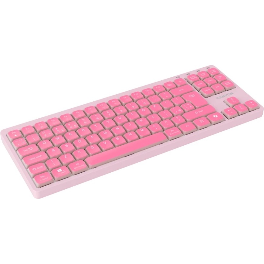 CANYON OnType 10 matalan profiilin langallinen näppäimistö, pinkki – 2