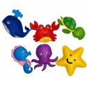 Lean Toys Merieläinten huovutus- ja ompelusetti lapsille, 6 kpl Lean Toys Merieläinten huovutus- ja ompelusetti lapsille, 6 kpl