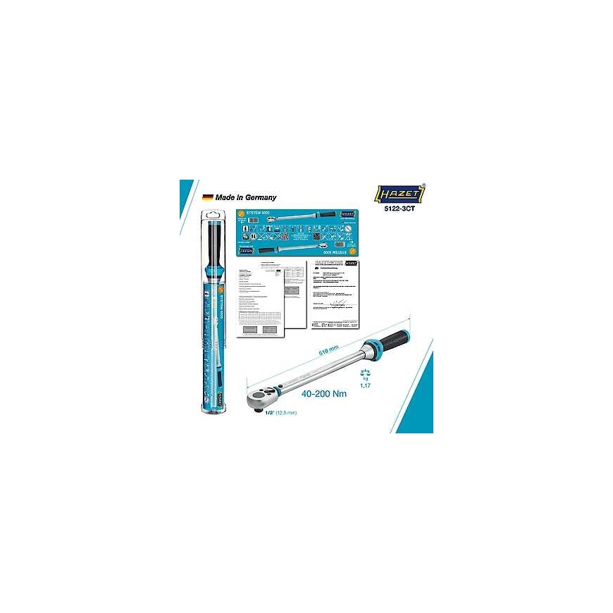 Hazet Torque wrench 5122-3CT 1/2
