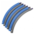 Sportvida Foldable Foam surface Hula Hoop Blue