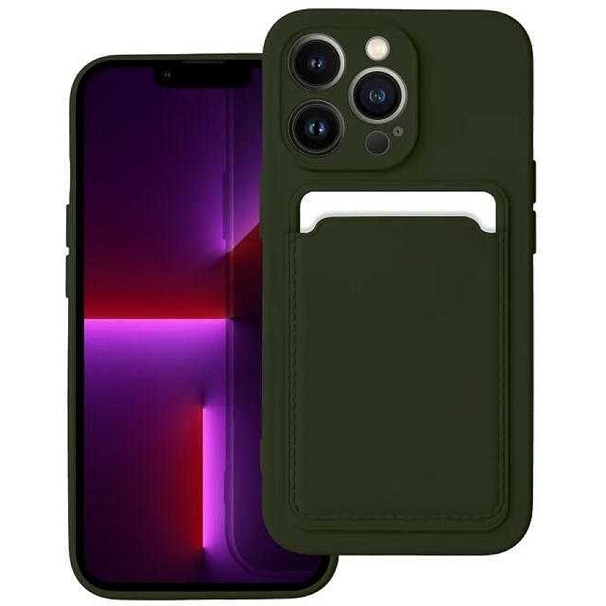 Riff "Card Silicone Case iPhone 15 Plus" Green – 5