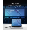 ICY BOX IB-WL101 belaidė sistema pristatymams HDMI / USB Type-C Saugumo raktas