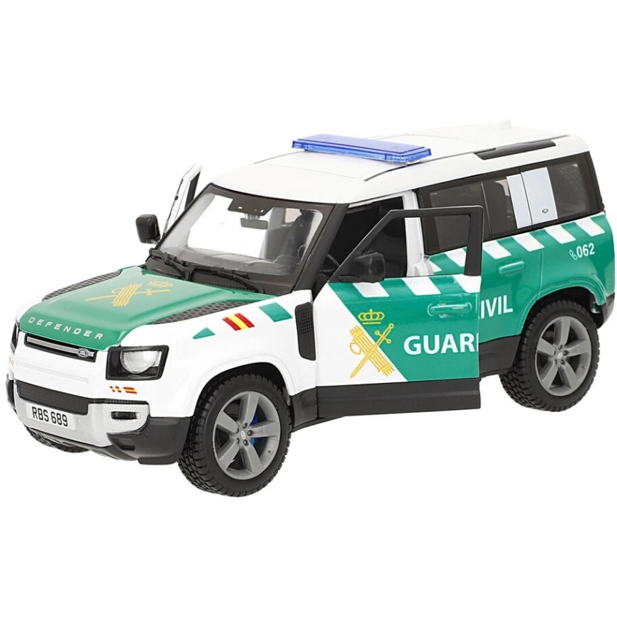 BURAGO Land Rover Defender Машина металл Гражданская гвардия – 4