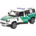 BURAGO Land Rover Defender Civil Guard metāla auto BURAGO Land Rover Defender Civil Guard metāla auto
