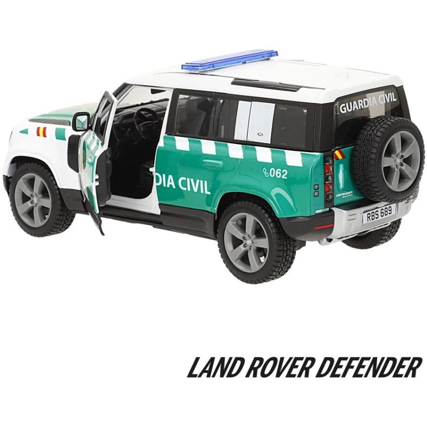 BURAGO Land Rover Defender Civil Guard metal car – 5