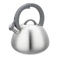 Maestro Stainless Steel Kettle with Whistle, Suitable for Gas and Induction, 2.8 L, Silver MAESTRO MR-1312