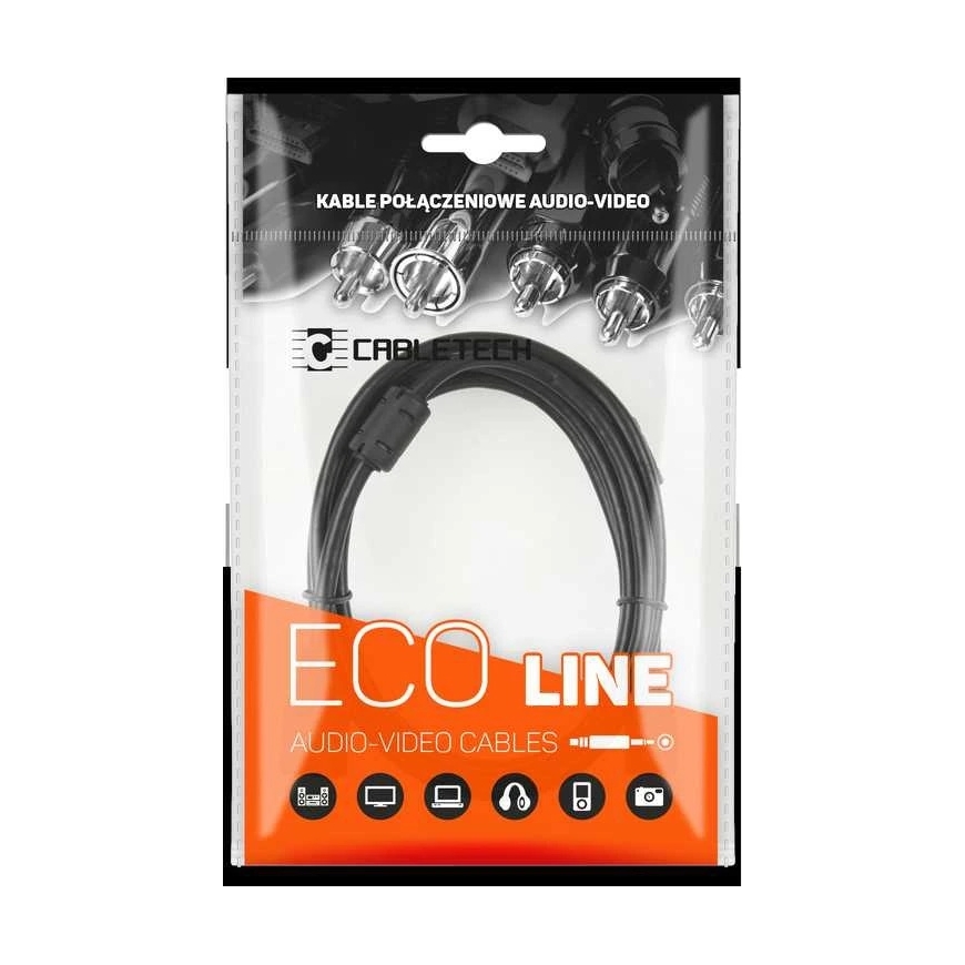 Cabletech Eco-Line kabelis 3.5 AUX - AUX 10m – 5
