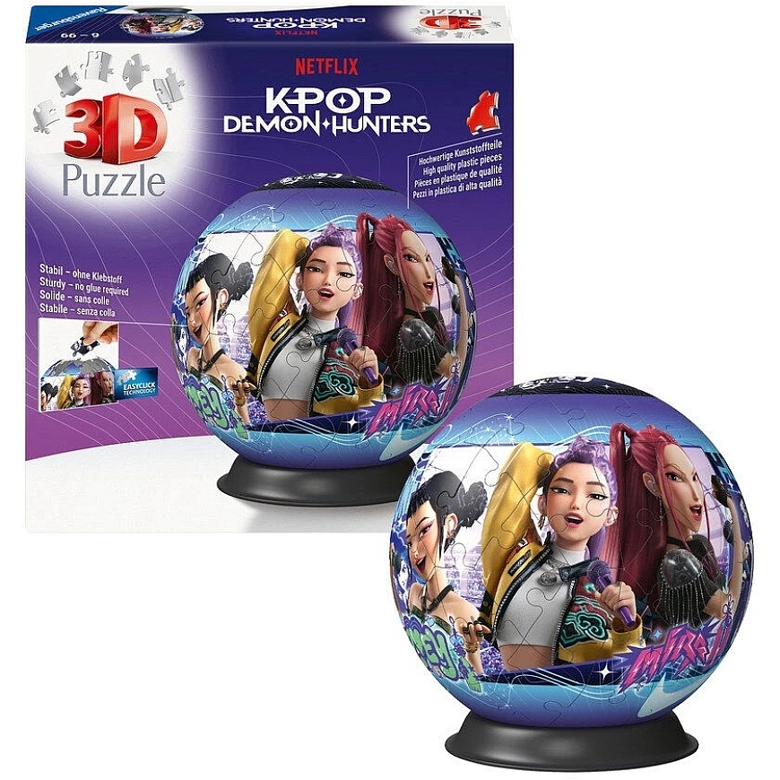 Ravensburger KPop Demon Hunters puslesilm 3D 72tk