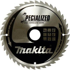 Makita T.C.T. zāģis MAKBLADE PLUS 260X2.3X30mm 5° T40 B-32487 T.C.T • 260 x30 mm • T40 • 5° • Koksnei