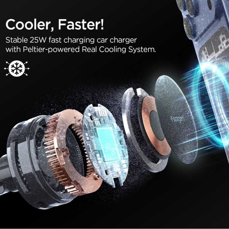 Spigen EV25MFAQ Musta – 2