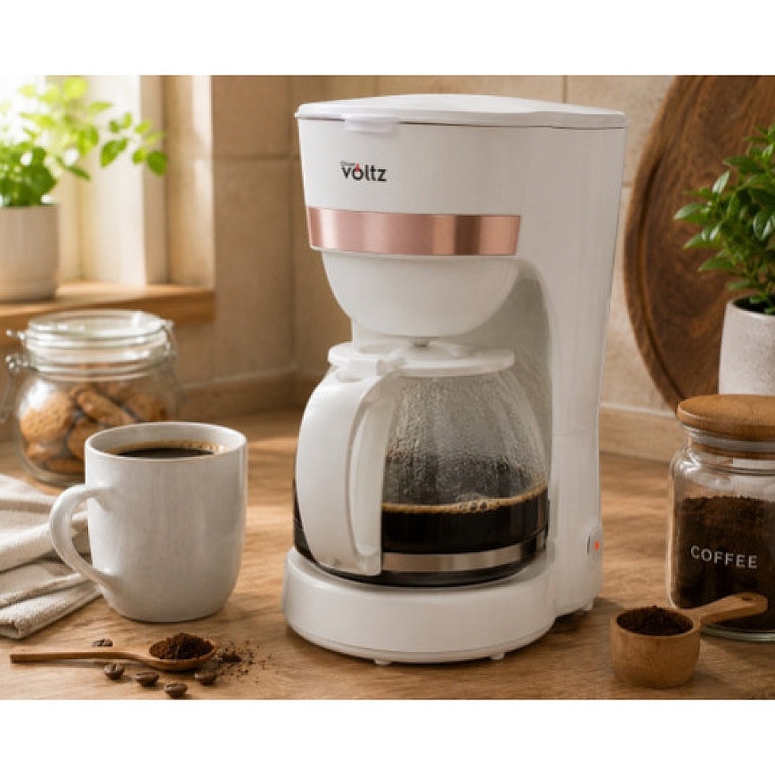 Coffee maker, 600W, Capacity 1.25L, White, 5V51170WNR, Oliver Vo – 2