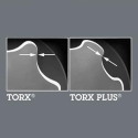 1/4" TorxPlus IPR antgalis varžtams su skylute ir apsauginiu kaiščiu, 40 dydis IPR/35mm, Wera [05134706001]