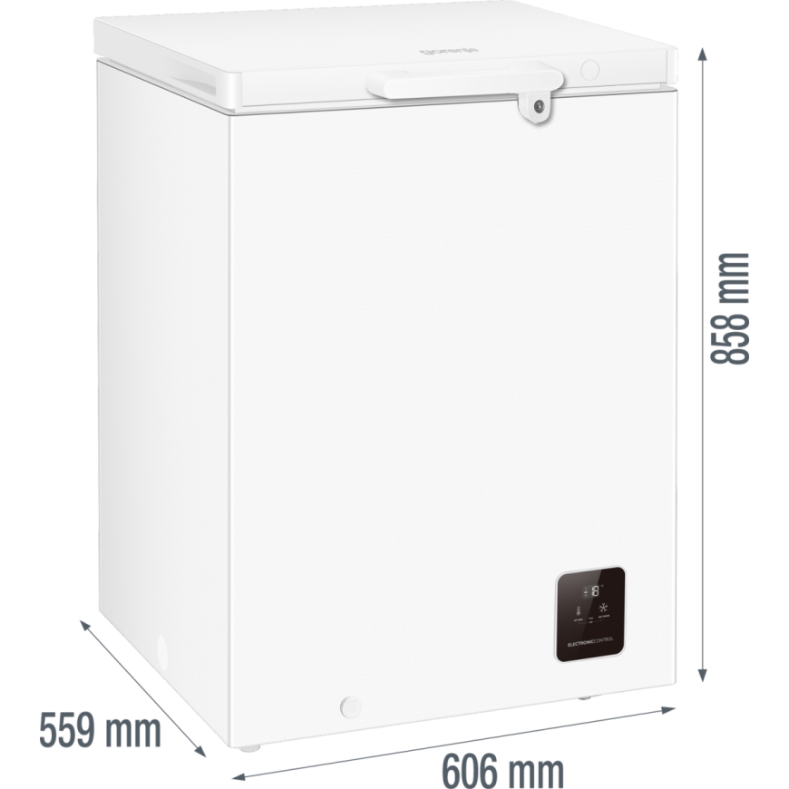 Gorenje FH15E6W5 Arkkupakastin Vapaasti seisova 141 L Valkoinen – 5