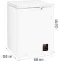 Gorenje FH15E6W5 Горизонтальная морозильная камера Отдельно стоящий 141 L Белый Gorenje FH15E6W5 Горизонтальная морозильная камера Отдельно стоящий 141 L Белый