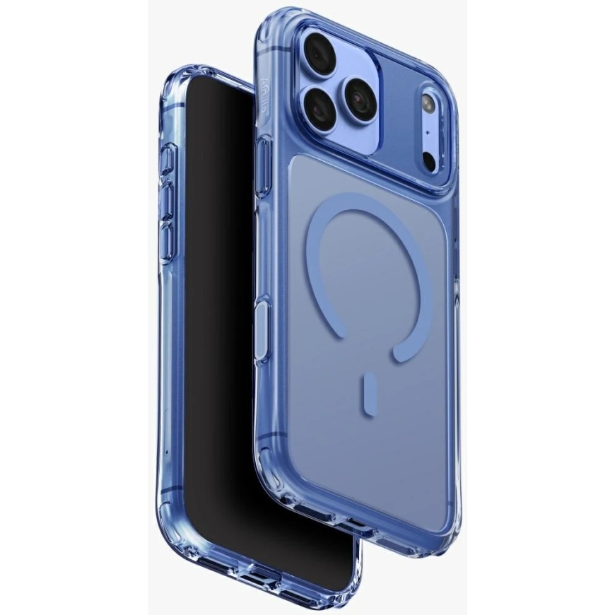 UNIQ LifePro Xtreme maci iPhone 18 Pro Max / 17 Pro Max ar Magclick uzlādi, zils – 3