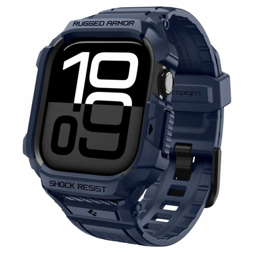 Spigen Rugged Armor Pro V2 Apple Watch 10/ 11 42mm Tumesinine – 3