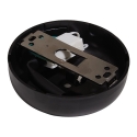 Frandsen Canopy ceiling lamp, black, Ø13 cm Frandsen Canopy ceiling lamp, black, Ø13 cm