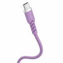 Powerton ENERGY PASTEL EDITION USB-C Kaapeli, 60W, 1m, silikoni, violetti Powerton ENERGY PASTEL EDITION USB-C Kaapeli, 60W, 1m, silikoni, violetti
