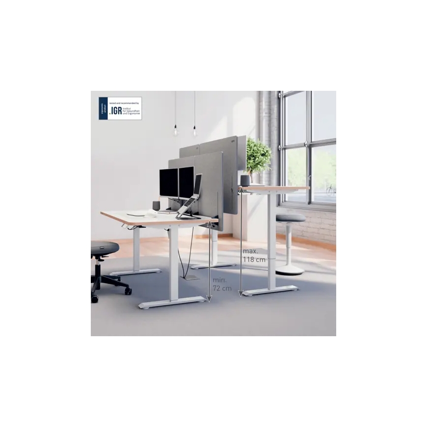 Leitz 67730001 stovimasis stalas Balta – 2
