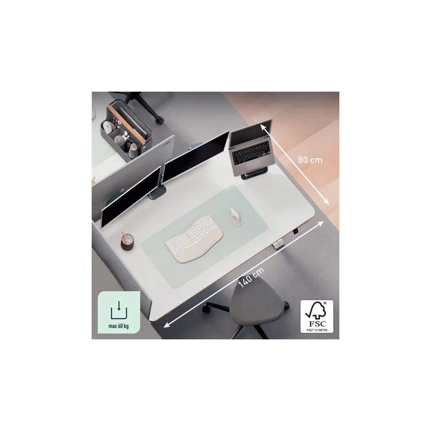 Leitz 67730001 püstijala-töölaud Valge – 3