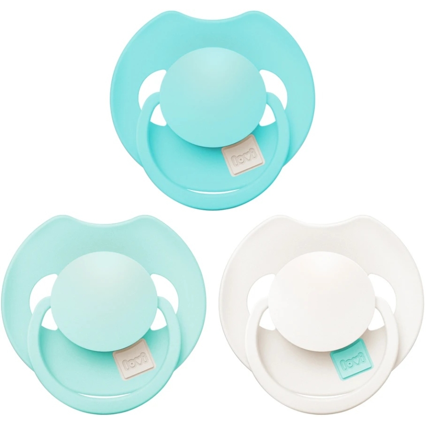 LOVI silikoonilised dünaamilised lutid Prime, Aqua Roheline, alates 18 kuud, 3 tk., 34/453 – 2