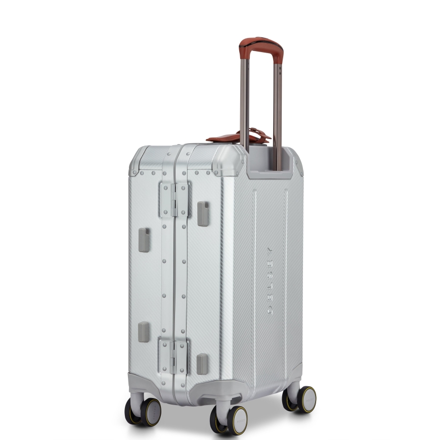 Delsey Alu'r 55 cm ceļojumu koferis, sudrabains – 5