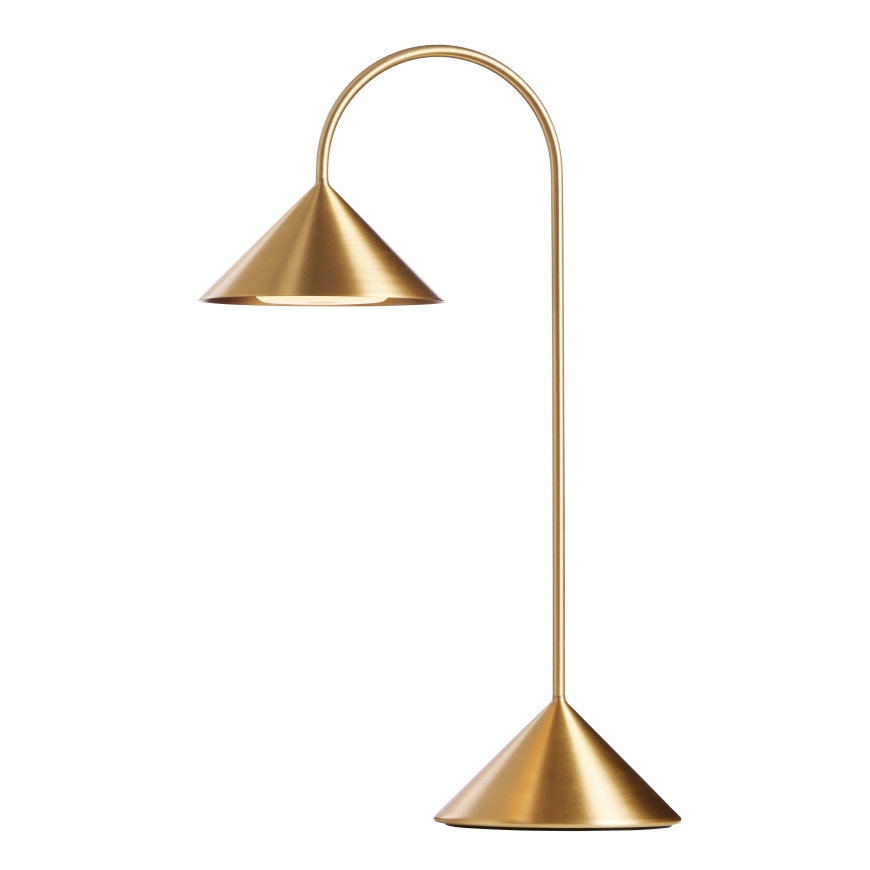 Frandsen Grasp Portable Table Lamp, Brass, 47 cm