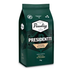 Paulig Presidentti tamsiai skrudintų kavos pupelių, 1 kg