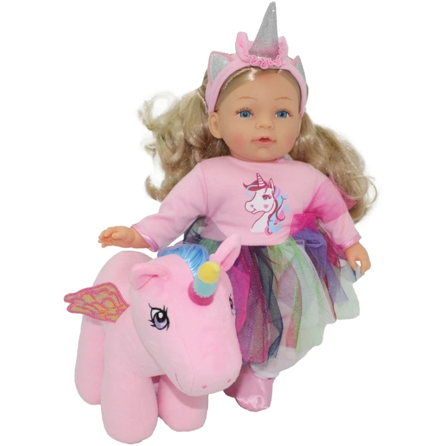 BAMBOLINA doll with plush unicorn Unicorn Dreams, 35cm, BD1260 – 2