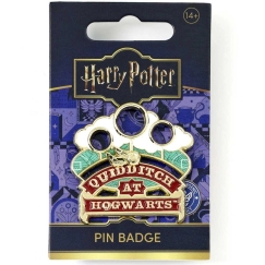 The Carat Shop Harry Potter Quidditch at Hogwarts sliding pin badge