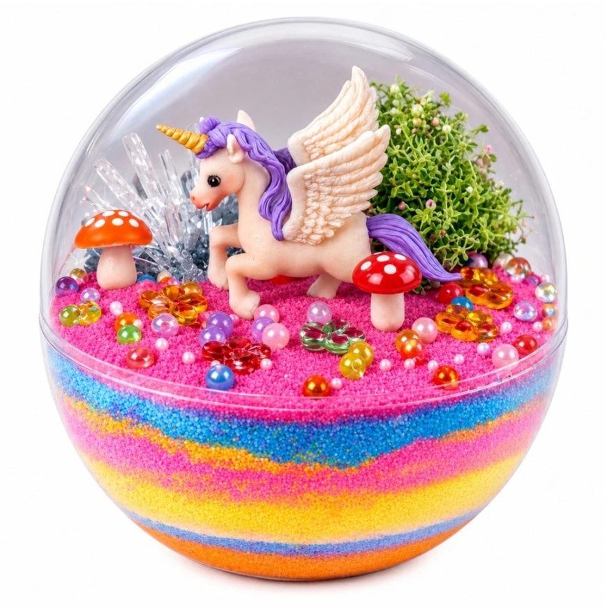 Lean Toys Crystal Growing Kit with Terrarium and Lighting – 4