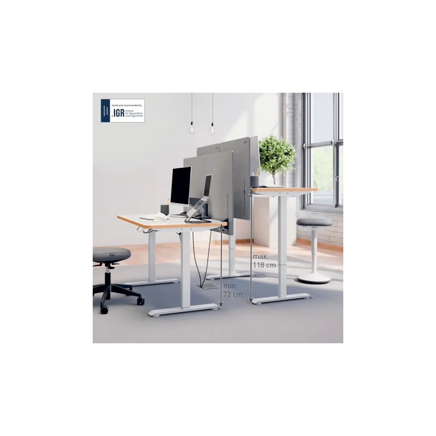 Leitz 67700001 stovimasis stalas Balta – 2